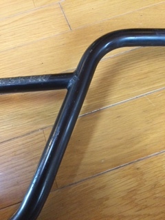 USED 中古 WETHEPEOPLE THRILLSEEKER BMXハンドル 幅約730ｍｍ 高さ約230ｍｍ 傷・錆・塗装げあり ゆうパック120サイズで発送！の画像6