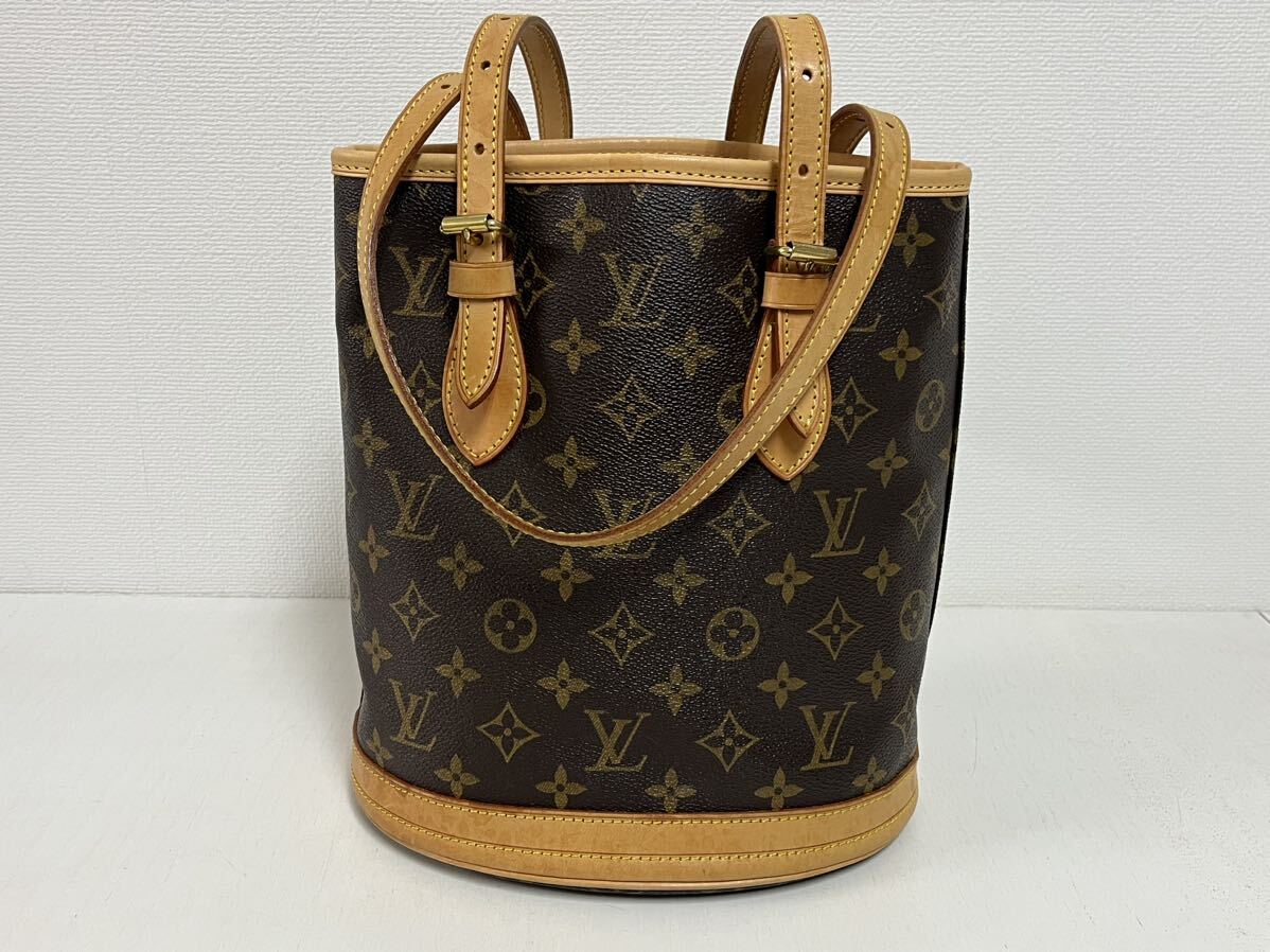 管32280 美品　LOUIS VUITTON ルイヴィトン モノグラム バケット PM バケツ型 ショルダーバッグ _画像3