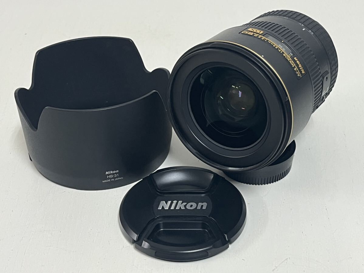 管32896 Nikon ニコン カメラレンズ AF-S NIKKOR 17-55mm 1:2.8 G ED オートフォーカス HB-31の画像1