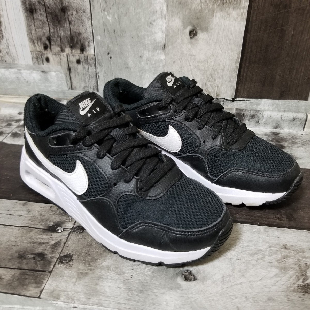 NIKE AIR MAX SC　ナイキ　エアマックス　スニーカー　23cm　ブラック　レディース　CW4554_画像3