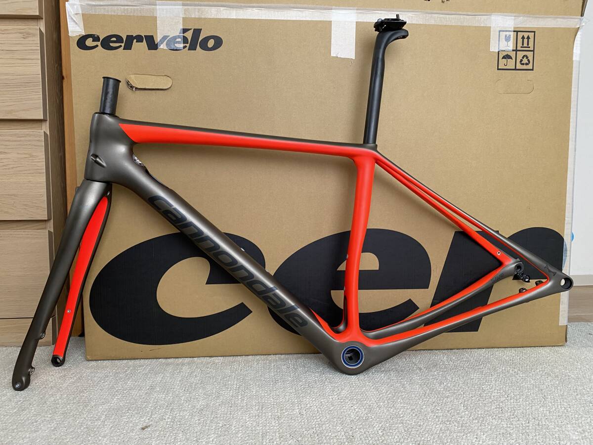 CANNONDALE SYNAPSE CARBON DISC Hi-Mod 48 フレームセット+SAVE シートポスト キャノンデール シナプス カーボン ハイモッド ディスク_画像1