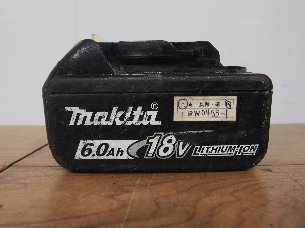 ☆【1W0405-1】 makita マキタ リチウムイオンバッテリー BL1860B ジャンク_画像3