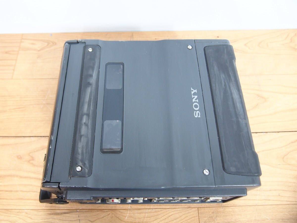 ☆【1F0408-14】 SONY ソニー ポータブルビデオカセットレコーダー BVW-50 BETACAM SP ジャンク_画像7
