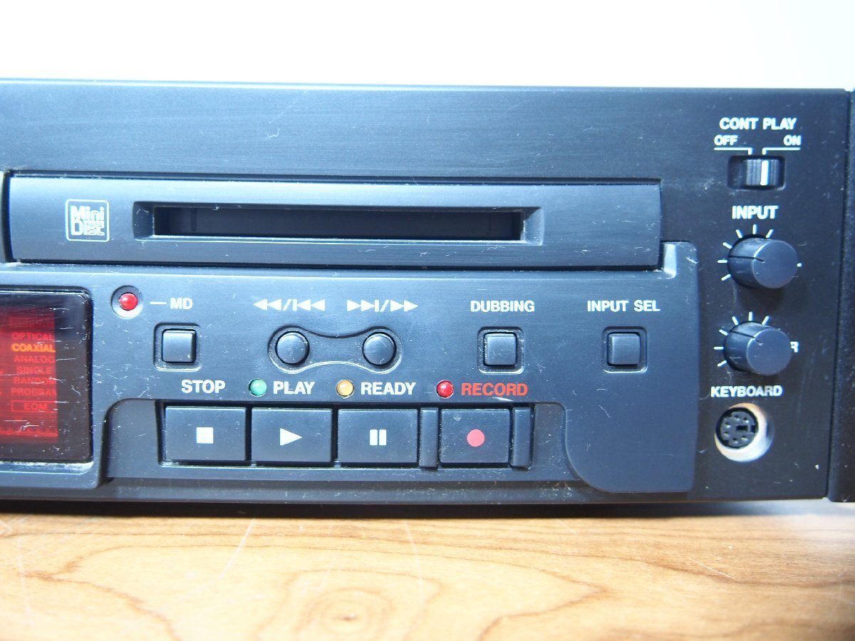 ☆【1F0405-48】 TASCAM タスカム MD CDコンビネーションデッキ レコーダー MD-CD1MKⅢ MD-CD1MK3 MD-CD1MKlll ジャンクの画像5