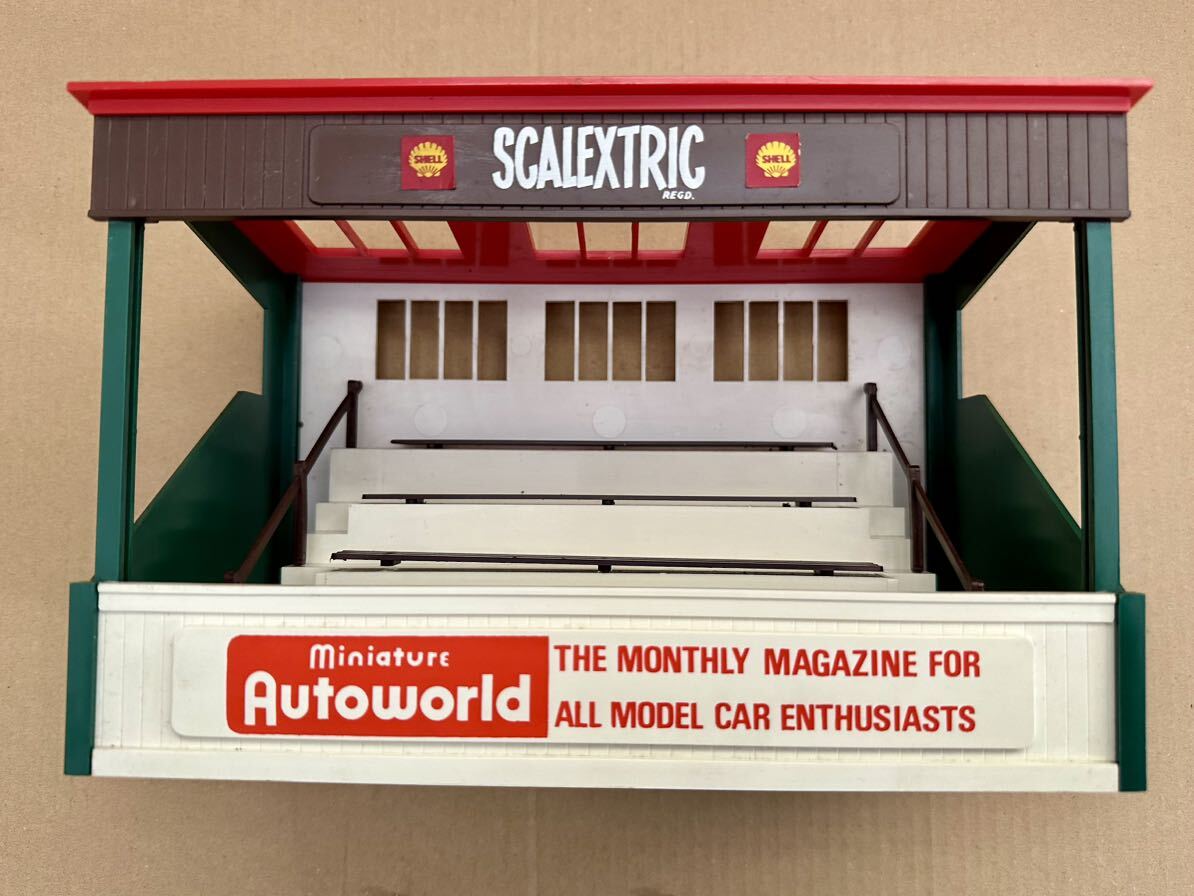 SCALEXTRIC VINTAGE A/209 GRANDSTAND miniature auto グランドスタンド　当時物