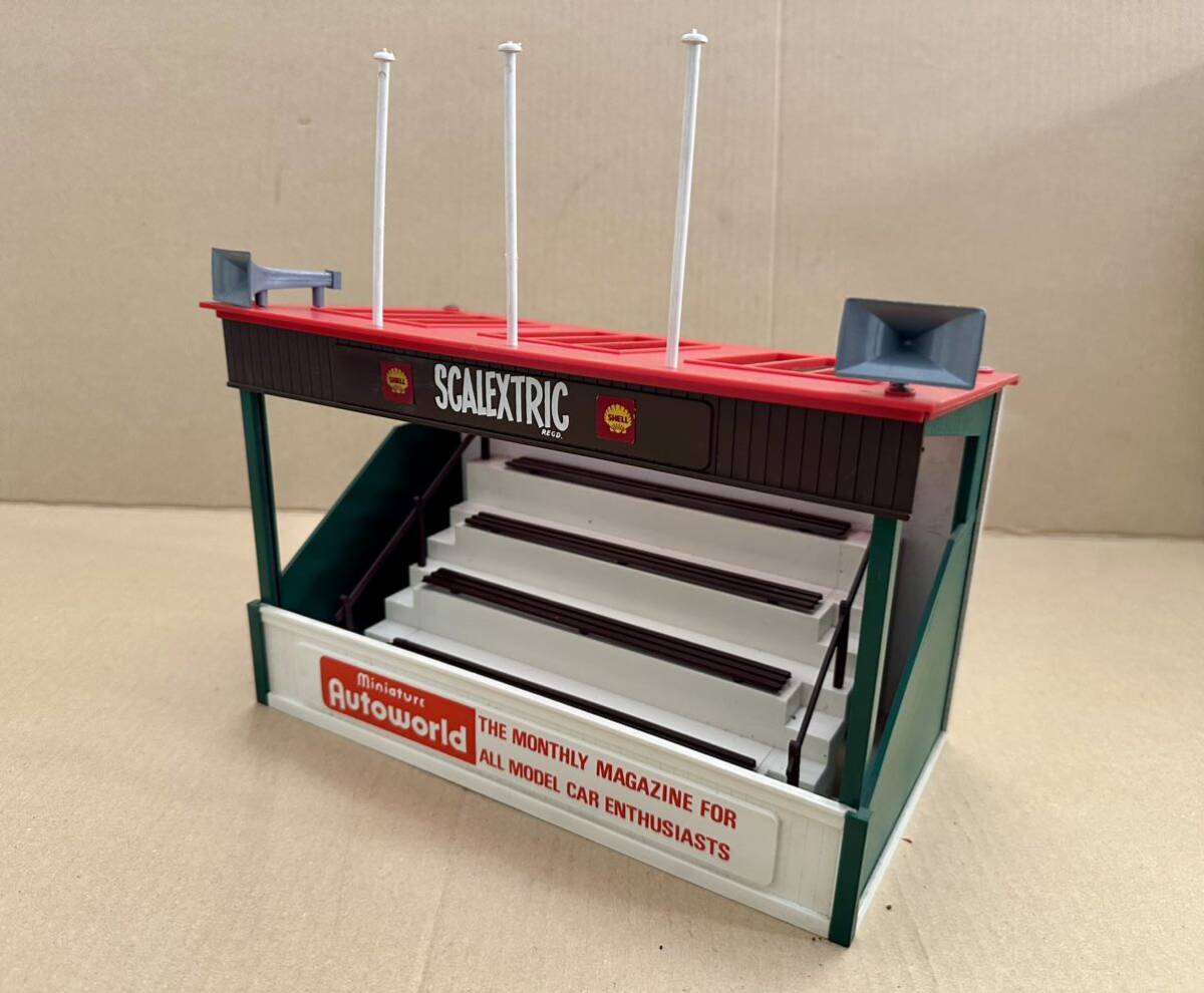 SCALEXTRIC VINTAGE A/209 GRANDSTAND miniature auto グランドスタンド　当時物