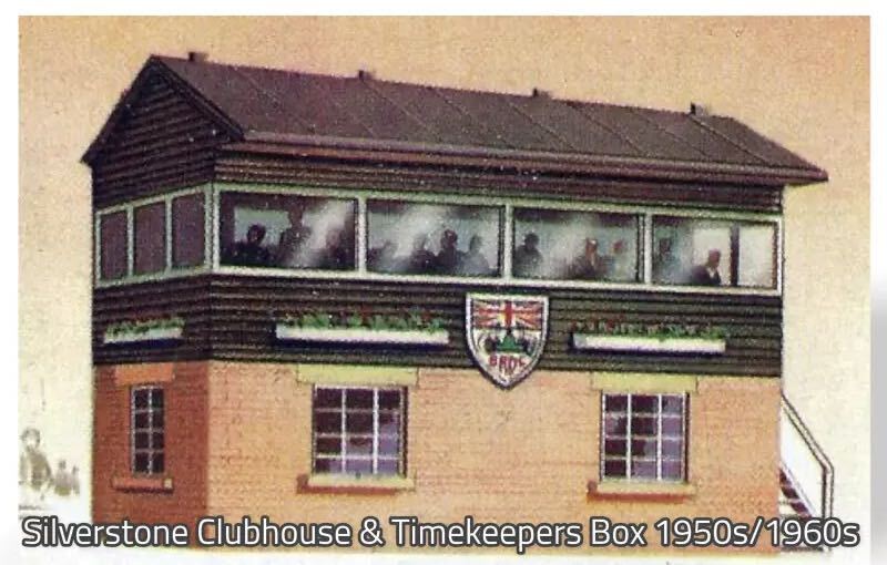 Silverstone Clubhouse & Timekeepers Box 1950’s/1960’s シルバーストーン クラブハウス　1/32 当時物