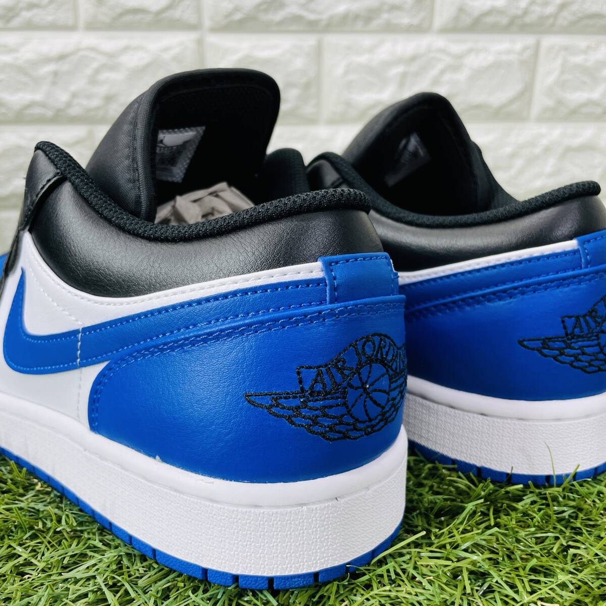 ナイキ エアジョーダン1 ロー 白 黒 青 Nike Air Jordan 1 Low メンズスニーカー 30.0cm 553558-140_画像8