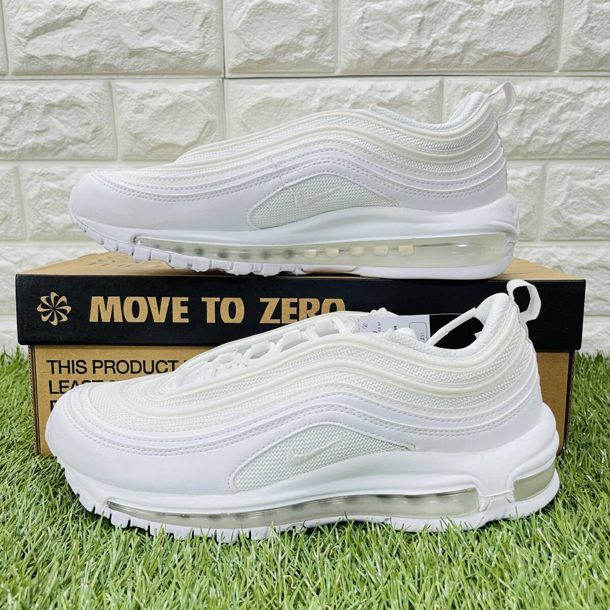 即決 ナイキ ウィメンズ エアマックス97 ホワイト 白 AM97 Nike WMNS Air Max 97 レディーススニーカー 26.0cm 送料込み DH8016-100_画像4