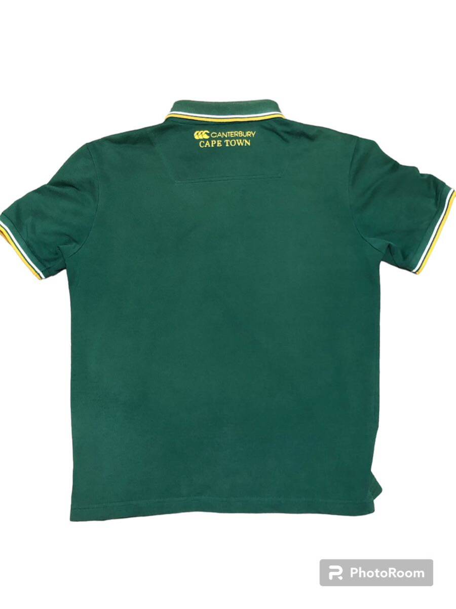 【ラグビー】カンタベリー　南アフリカ　ポロシャツ　Sサイズ 緑_画像4