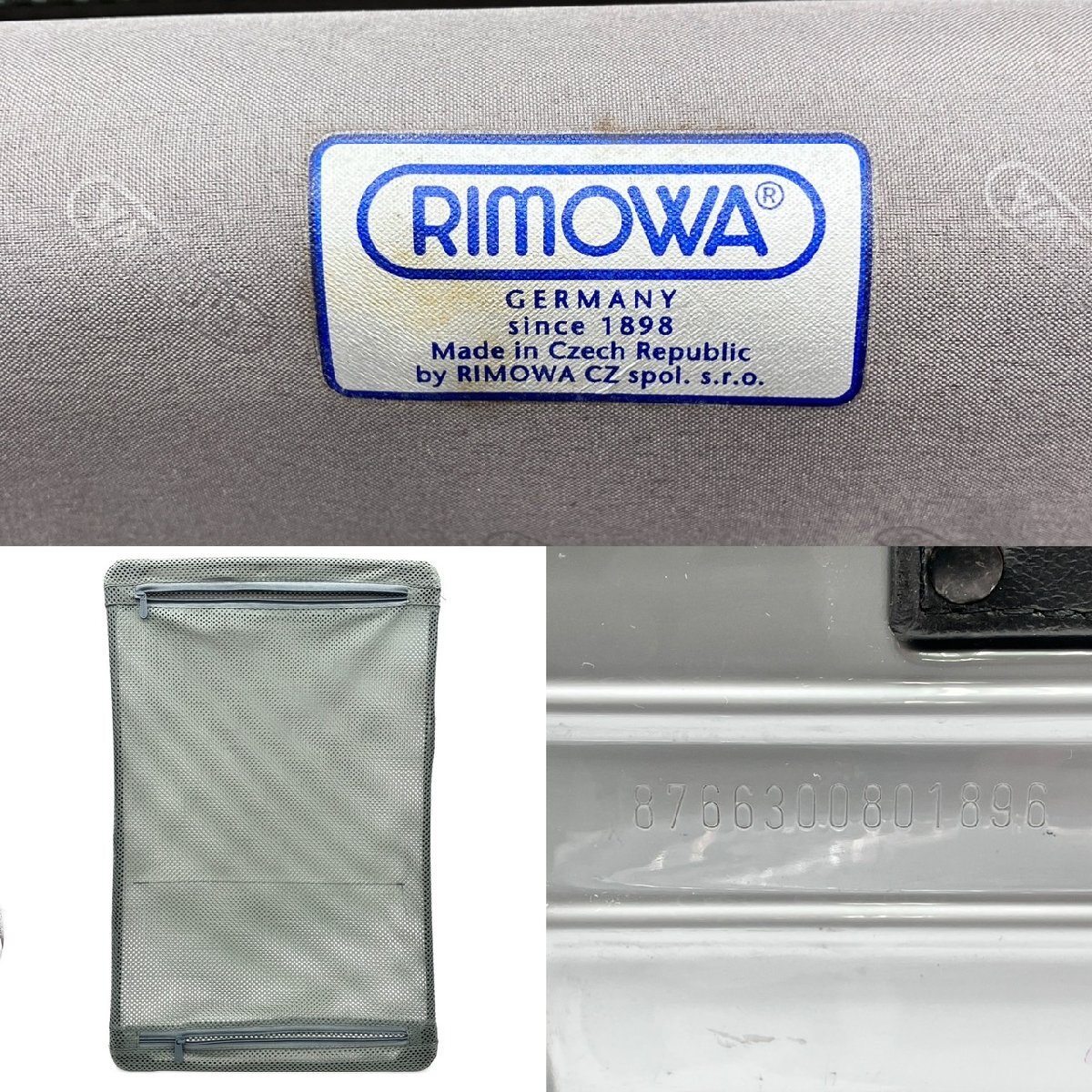  Rimowa RIMOWA salsa Carry case 4 wheel 63L 3.~5. silver TSA lock suit ke-tsu876.63.00.8 travel travel bag bag 6-3-787