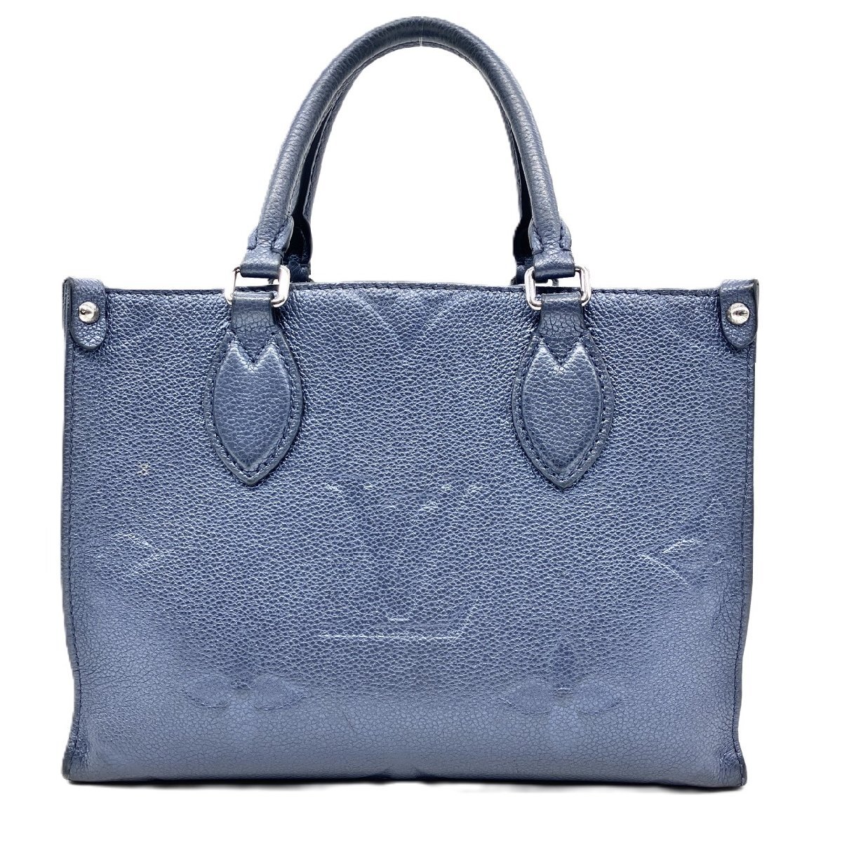 ルイヴィトン LOUIS VUITTON アンプラント オンザゴー PM OTG 2way ショルダーバッグ ハンドバッグ メタリックブルー M58956 鞄 6-3-778の画像2