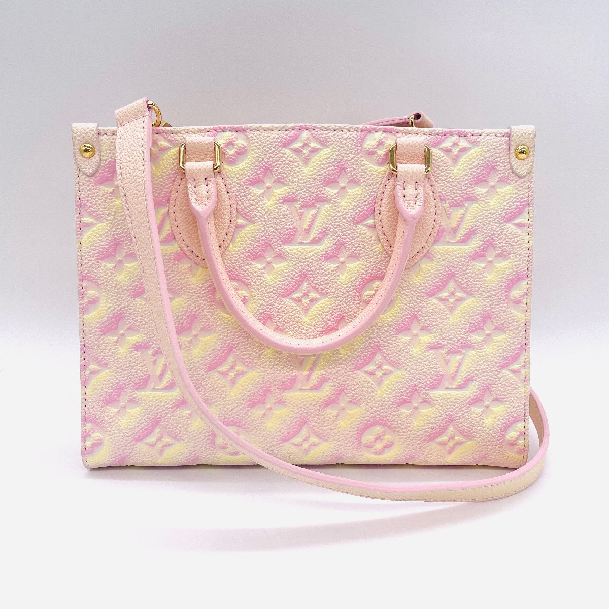 ルイヴィトン LOUIS VUITTON モノグラム アンプラント オンザゴー PM OTG RFID ショルダーバッグ ハンドバッグ 2way 鞄 M46168 6-4-046_画像1