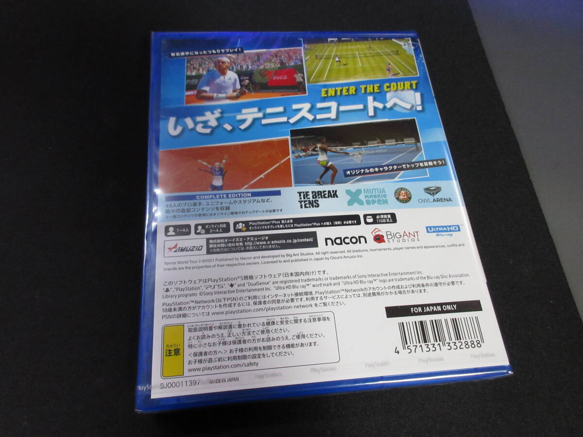 即決1400円送料込み！テニス ワールドツアー 2 COMPLETE EDITION 新品未開封の画像3