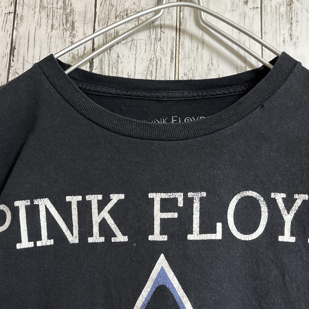 PINK FLOYD ピンクフロイド バンドTシャツ バンT ミュージックTシャツ L 黒 ブラック 狂気 オフィシャル US古着 アメカジ HTK3573