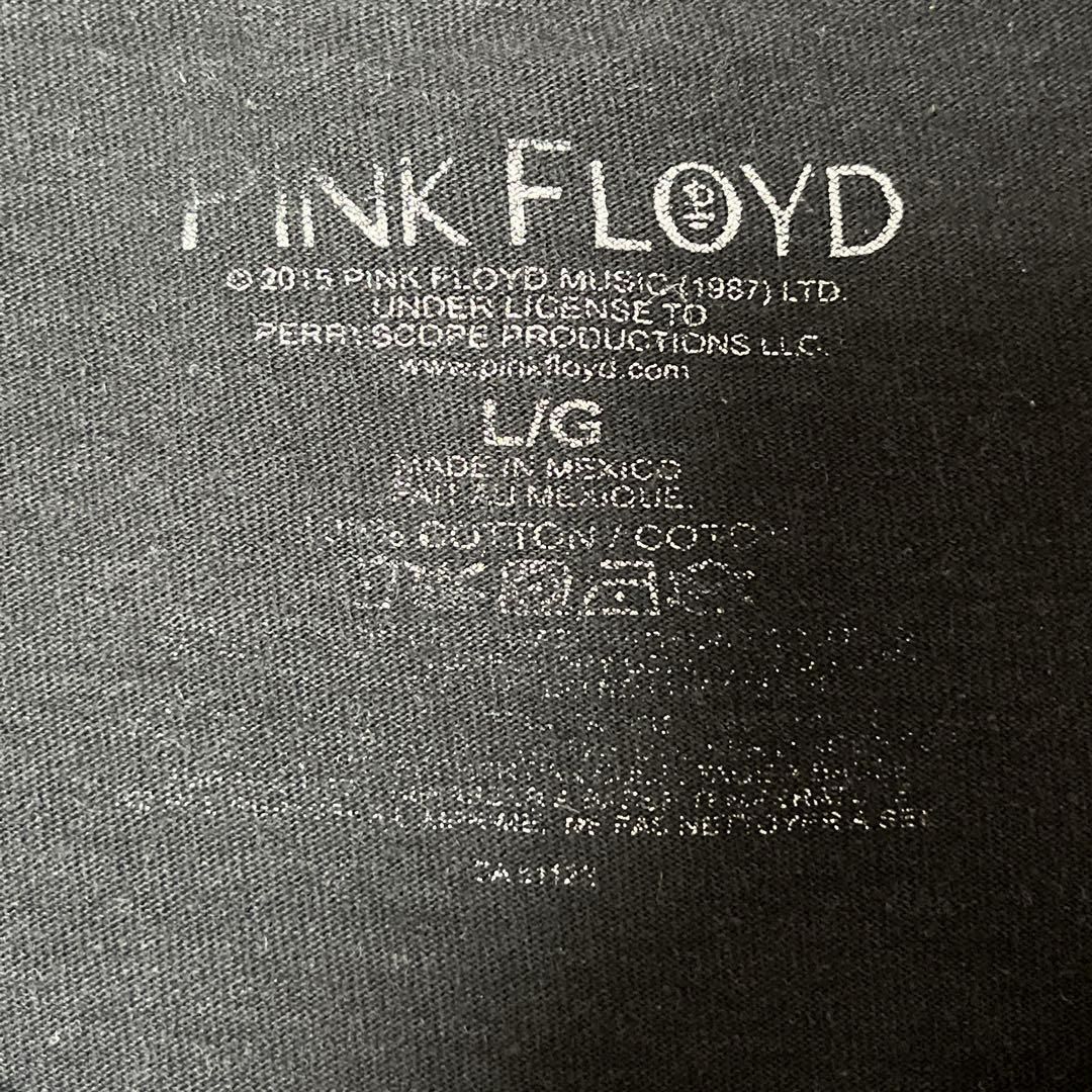 PINK FLOYD ピンクフロイド バンドTシャツ バンT ミュージックTシャツ L 黒 ブラック 狂気 オフィシャル US古着 アメカジ HTK3573