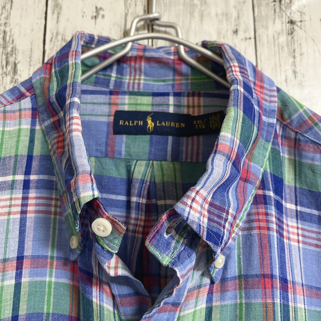 Ralph Lauren ラルフローレン 長袖BDシャツ ボタンダウン リネン Ralph Lauren ラルフローレン 長袖BDシャツ ボタンダウン リネン