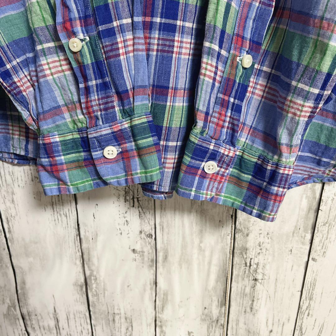 Ralph Lauren ラルフローレン 長袖BDシャツ ボタンダウン リネン Ralph Lauren ラルフローレン 長袖BDシャツ ボタンダウン リネン