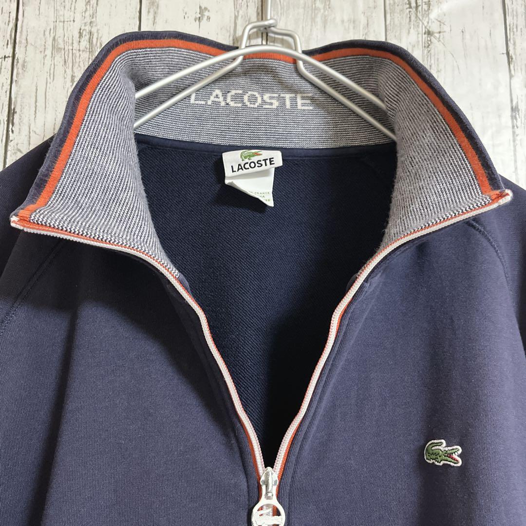 LACOSTE ラコステ トラックジャケット ジャージ 2XL 紺 ネイビー LACOSTE ラコステ トラックジャケット ジャージ 2XL 紺 ネイビー