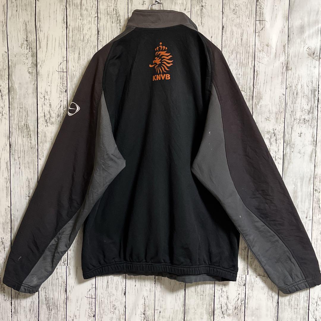 00's NIKE ナイキ オランダ代表 トラックジャケット ジャージ 黒 00's NIKE ナイキ オランダ代表 トラックジャケット ジャージ 黒