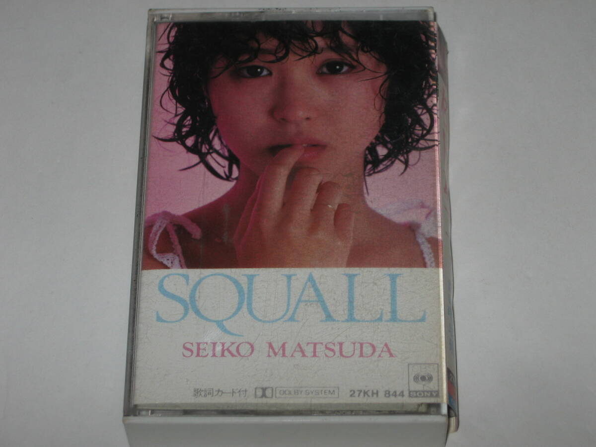 カセットテープ 松田聖子『SQUALL（スコール）』Seiko Matsudaの画像1