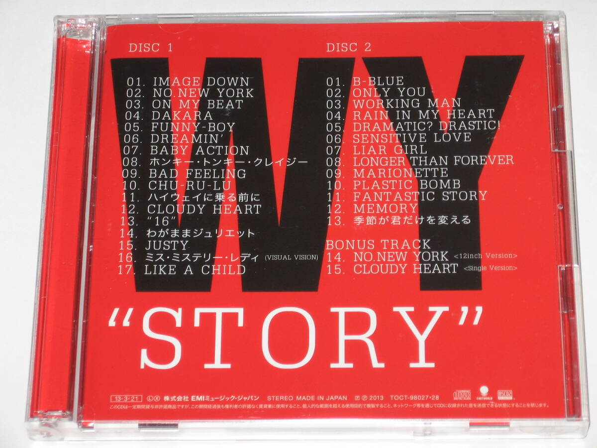 2枚組CD BOOWY『BOOWY THE BEST “STORY”』氷室京介/布袋寅泰/松井恒松/高橋まことの画像2