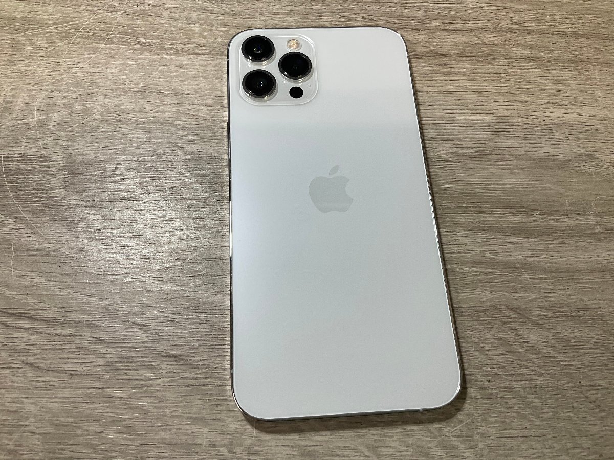 1612】iPhone 12 Pro Max 128 GB シルバー SIMフリーバッテリー 1612】iPhone 12 Pro Max 128 GB シルバー SIMフリーバッテリー