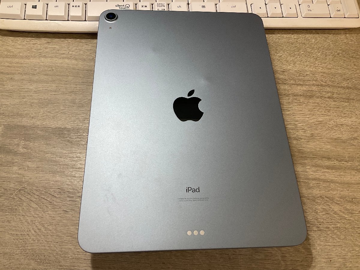 【4352】iPad Air（第4世代 ）256 GBブルー Wi-Fiモデル バッテリー88% MYFY2J/A iPad 10.9インチ 完動品の画像2