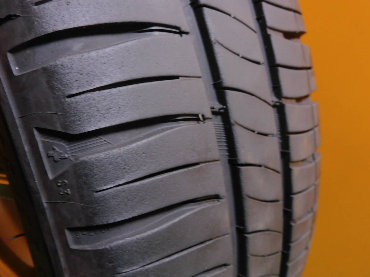 165/55R15 MICHELIN 製造年2022 4本 アルミホイール 15×4 1/2J 4×100 OFFSET:45 バリ溝★D111の画像7