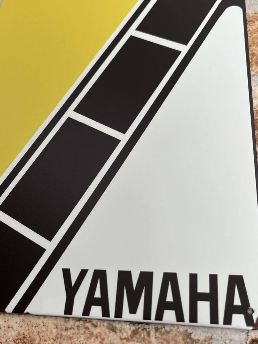 YAMAHA ヤマハ パッソル 原付 ブリキ看板 プレート 昭和レトロの画像3