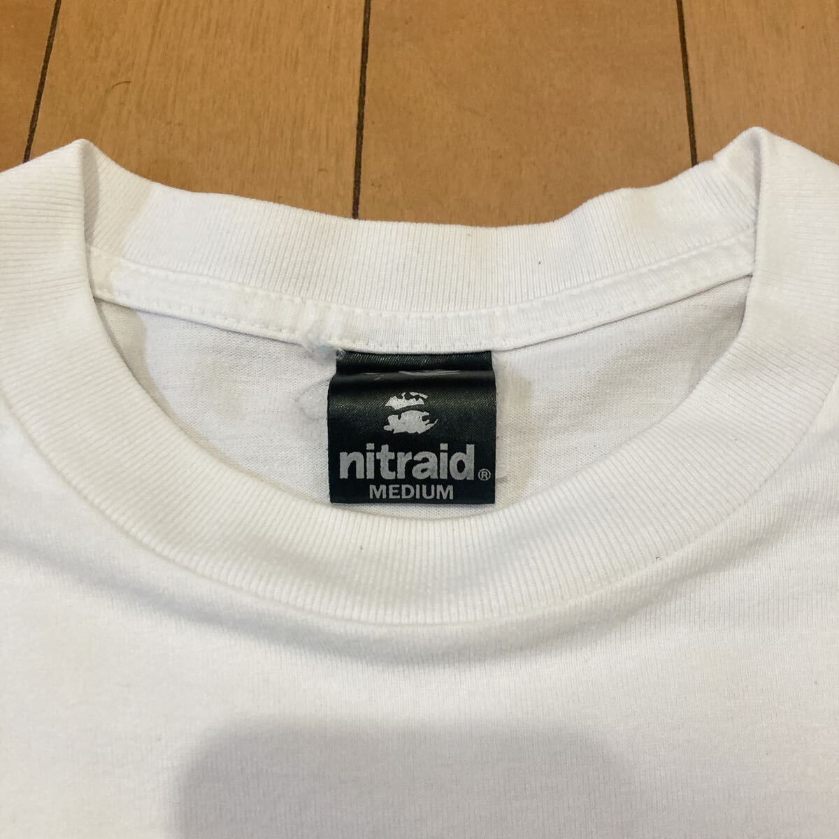 [ хорошая вещь ]nitraid Nitraid принт футболка M короткий рукав футболка принт футболка Nitro uy2k