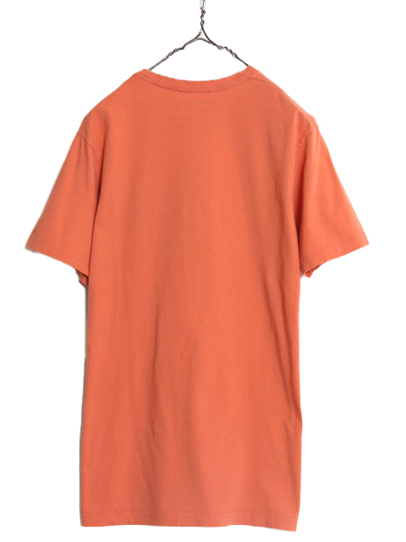 17年製 パタゴニア プリント 半袖 Tシャツ メンズ М Patagonia アウトドア フィッツロイ クレスト グラフィック スリム フィット オレンジ_画像7