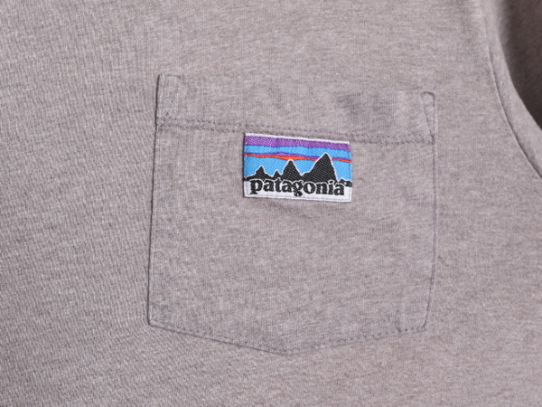 USA製 パタゴニア ポケット付き 半袖 Tシャツ メンズ S / 古着 Patagonia ポケT 白タグ デカタグ 復刻 ワンポイント オーガニック コットン_画像3
