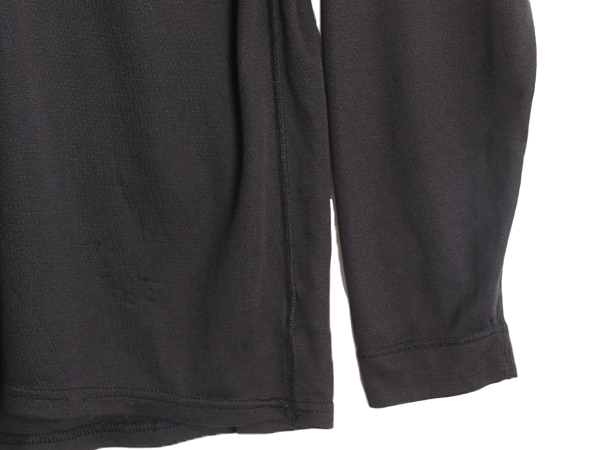 00s 01年製 パタゴニア キャプリーン 長袖 Tシャツ メンズ XL オールド Patagonia ロンT 大きいサイズ ハイネック インナー アウトドア 黒_画像3