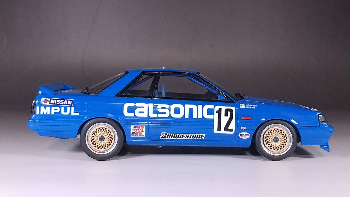 ハセガワ 1/24 KRR31 カルソニック スカイライン GTS-R 完成品 実車用ウレタンクリア使用 星野一義 R31_画像5