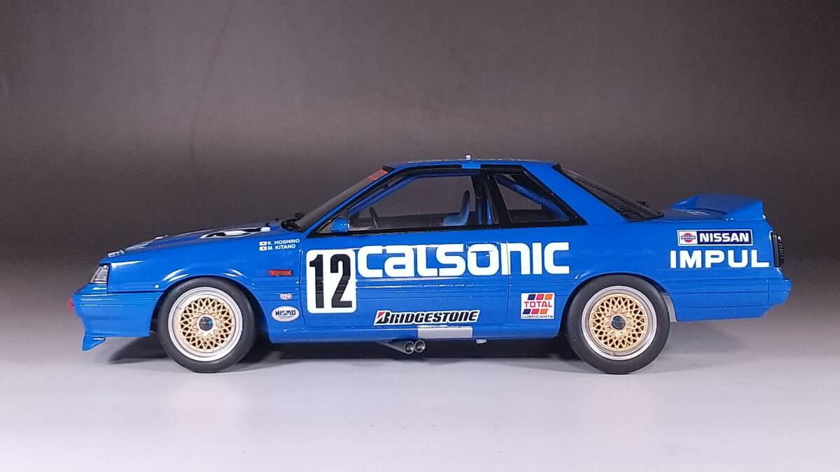 ハセガワ 1/24 KRR31 カルソニック スカイライン GTS-R 完成品 実車用ウレタンクリア使用 星野一義 R31_画像6