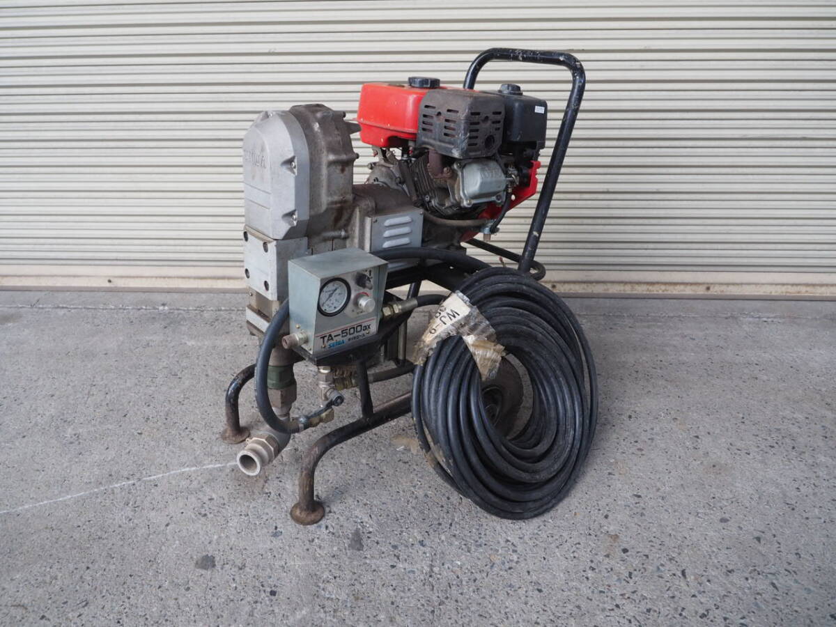 *[R0411-21] SEIWAseiwa engine painting machine TA-500GX air less Junk 