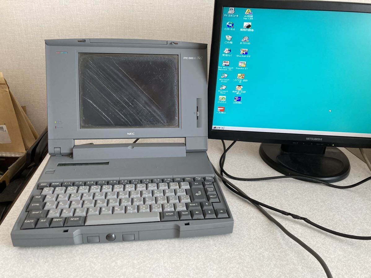 PC-9821Ne2 жидкокристаллический монитор не работает Win95,Win3.1,DOS6.20 входить Junk 