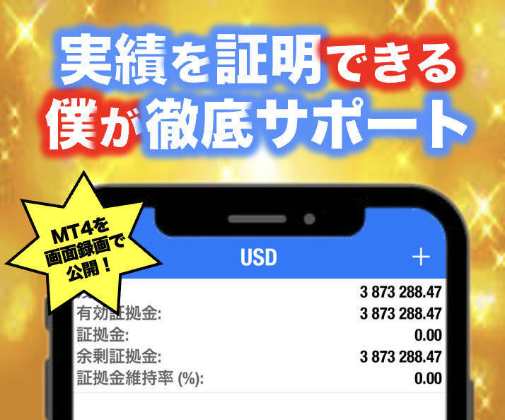 【希少案件】6億円弱運用している僕の口座のコピートレードをご提供します！の画像2