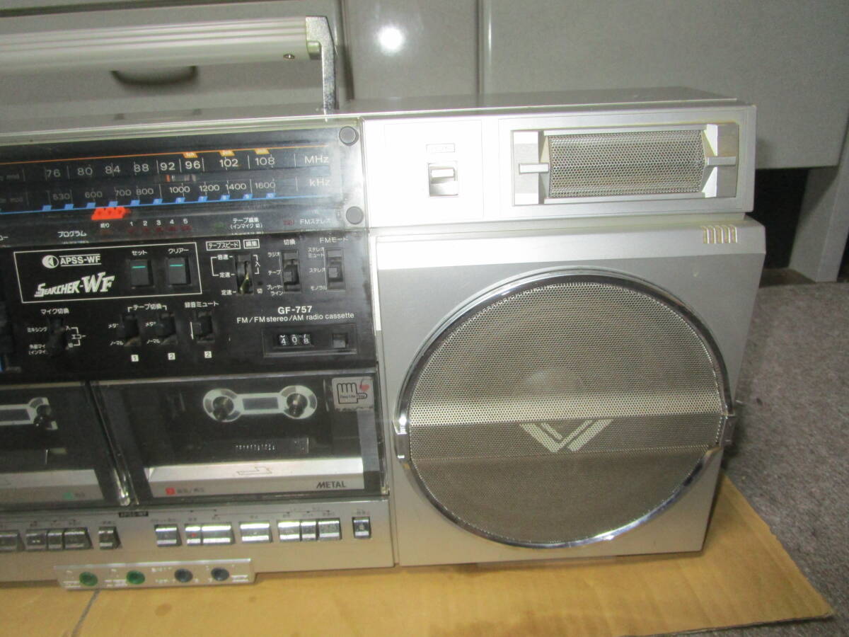 シャープ ラジオ付ステレオテープレコーダー GF-757の画像4