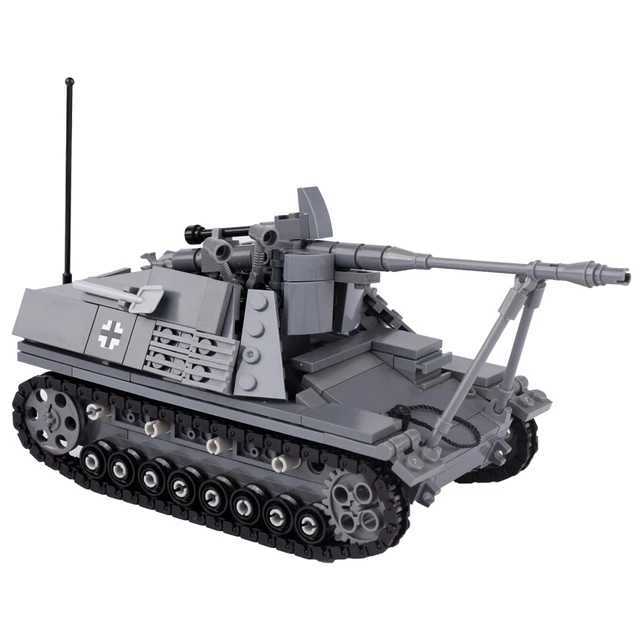 【新品】WW2ドイツ国防軍 Sd.Kfz.164ナースホルン　レゴ互換 外箱なし レゴ互換 ブロック 未組立 ドイツ 戦車_画像7