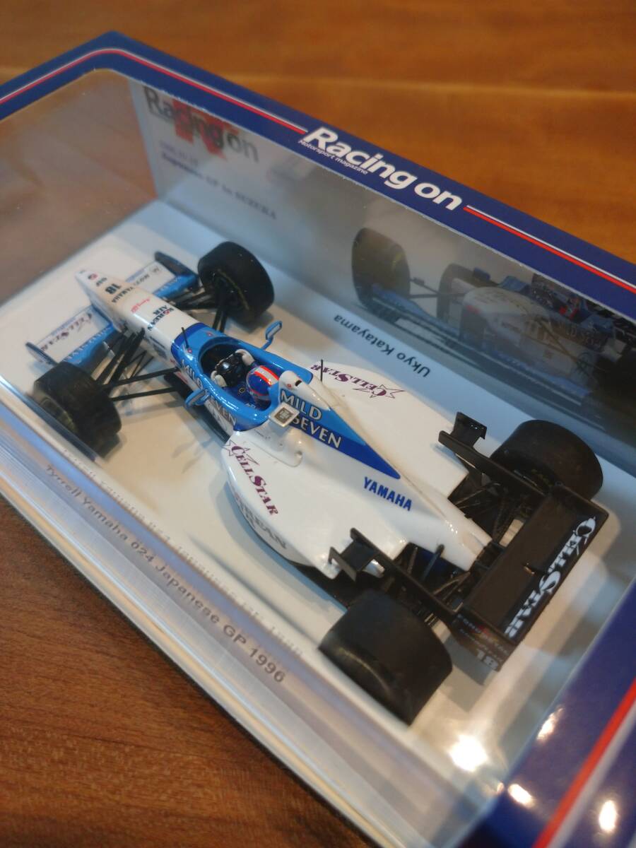 【RACING ON別注】1/43 スパーク spark TYRRELL YAMAHA 024 JAPANESE GP 1996 #3 UKYO KATAYAMA ティレル ヤマハ 片山右京 マイルドセブン の画像3