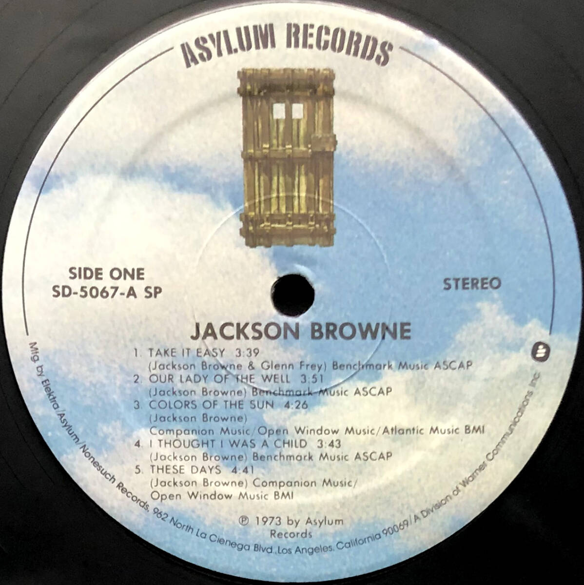 ★US盤 LP★JACKSON BROWNE/For Everyman 1973年 DIE-CUTカバー EAGLES,JONI MITCHELL参加 EAGLES『Take It Easy』セルフカバー_画像3