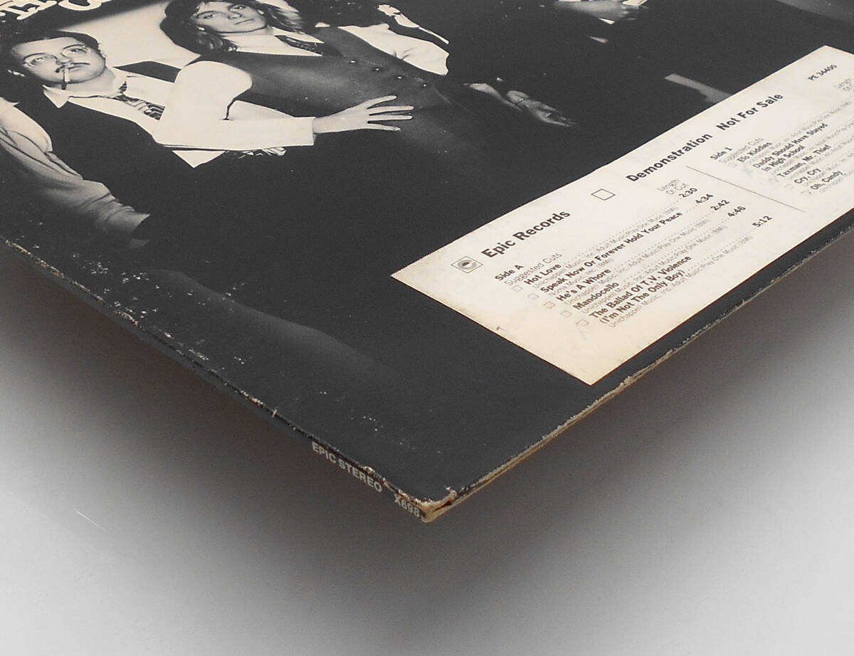 ★良盤 US ORIG 白プロモ LP★CHEAP TRICK/1st 1977年 プロモ資料付 元祖POWER POP 内容最高 大名盤 最初期プレス 高音質盤 PROMO WLPの画像6