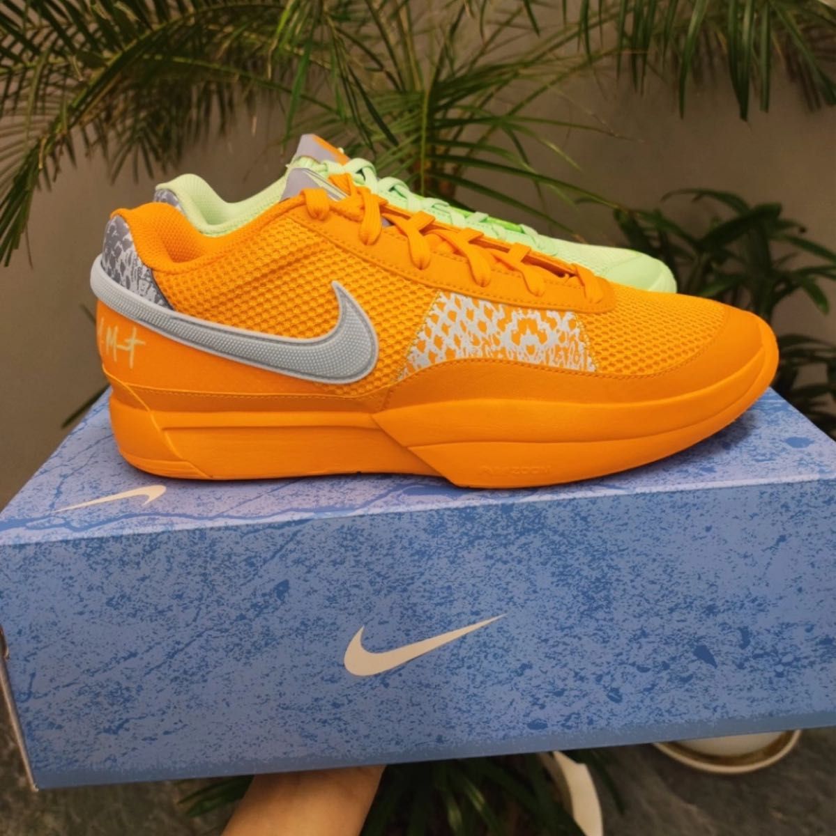 Nike Ja 1 Bright Mandarin/Vapor Green 28cm