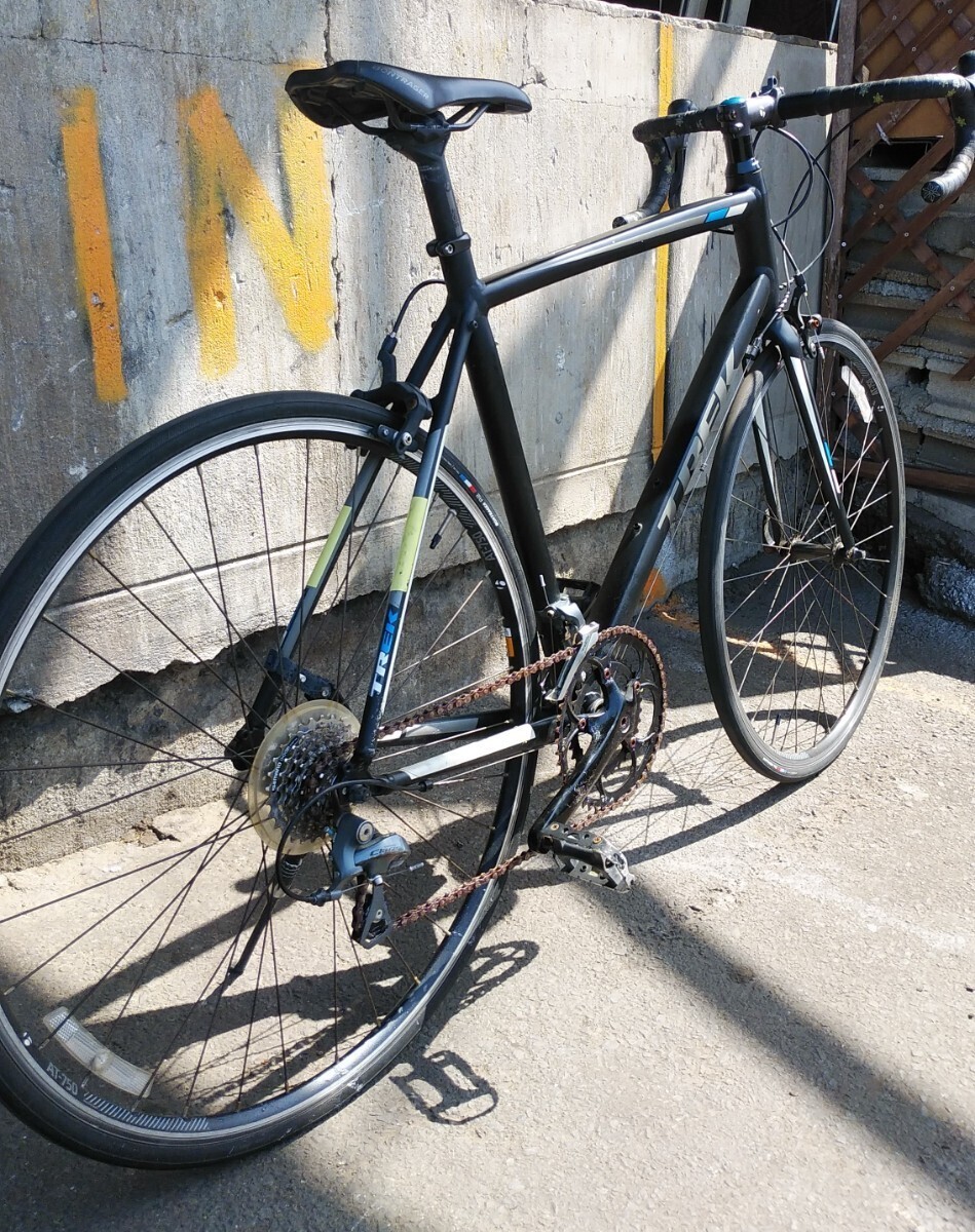 【仙台市宮城野区直接取引限定】58サイズ TREK CARBON アルミ ロードバイク ONEシリーズ1.1 700×25  の画像4