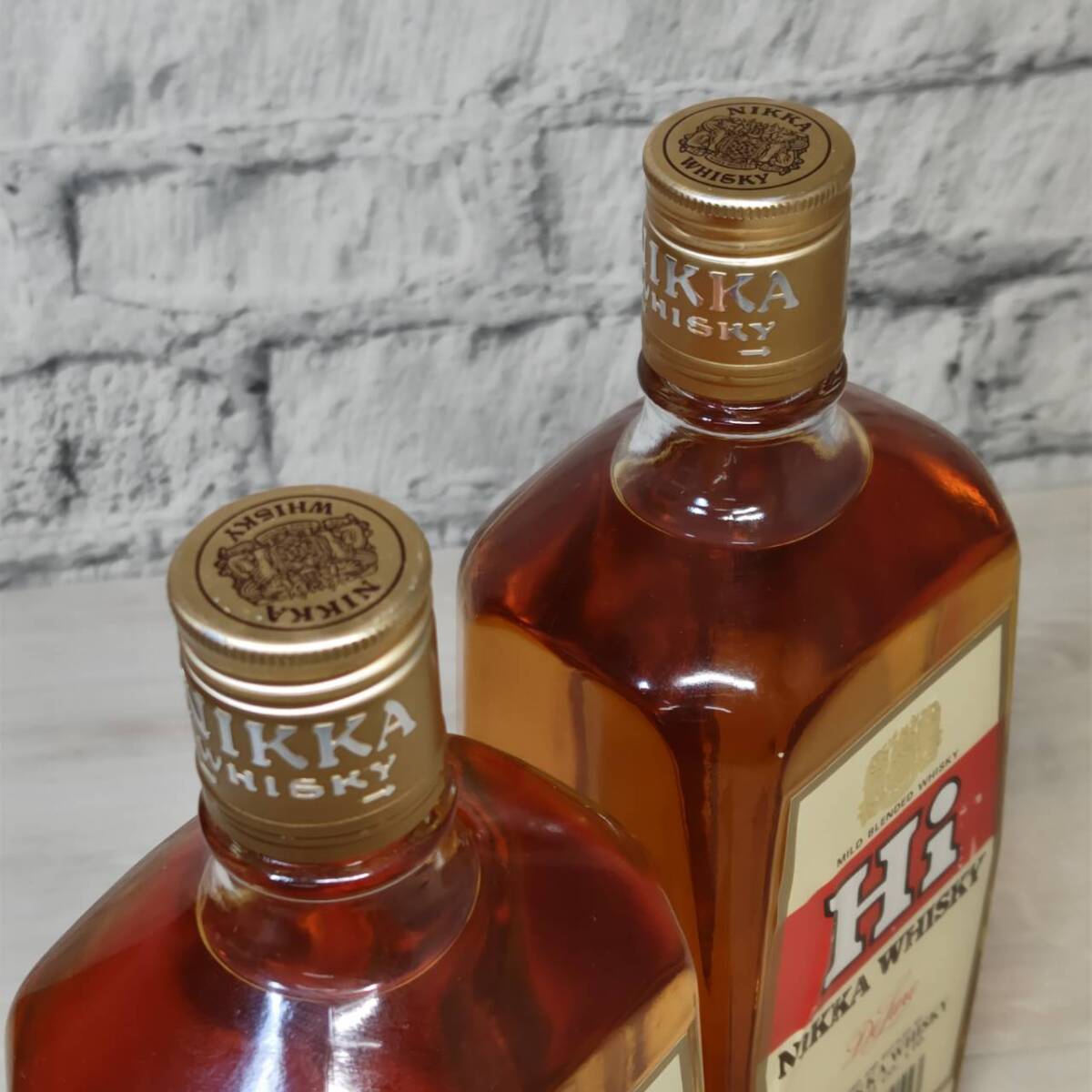 【YH-8816】★静岡県内限定配送★未開栓 NIKKA ニッカ Hi ニッカウイスキーデラックス 2本セット 720ml 39%の画像6