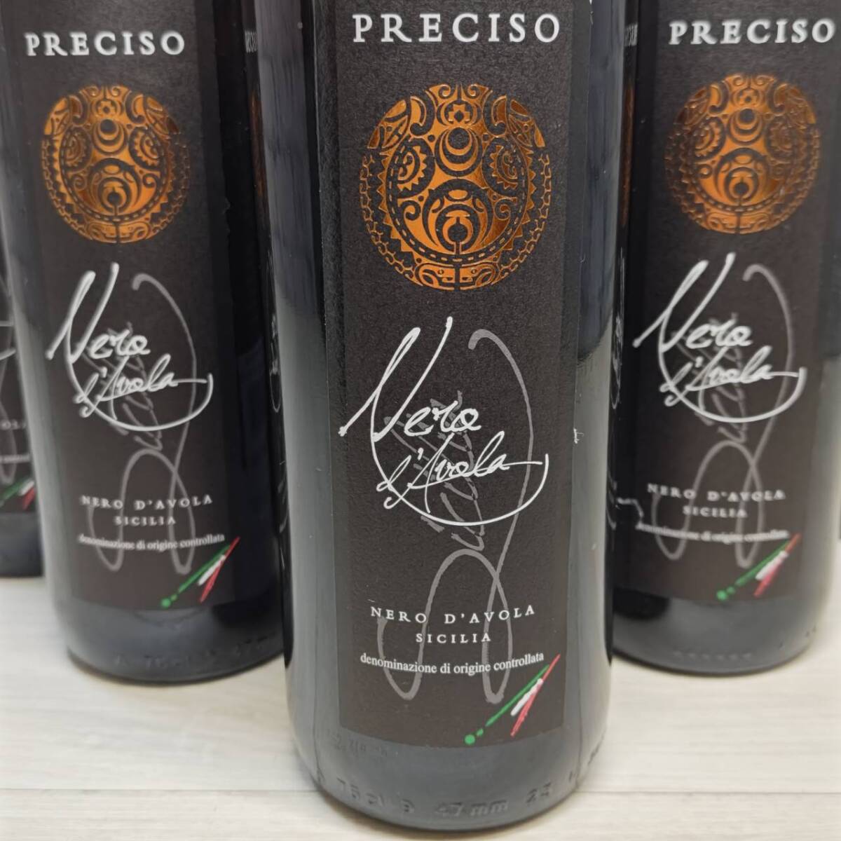 【YH-8834】未開栓 プレシーソ・ネロ・ダーヴォラ 赤ワイン 750ml 6本 セット イタリア産の画像2