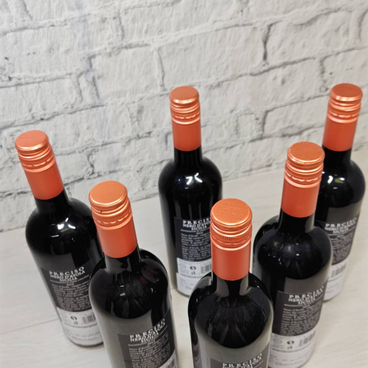 【YH-8834】未開栓 プレシーソ・ネロ・ダーヴォラ 赤ワイン 750ml 6本 セット イタリア産の画像5