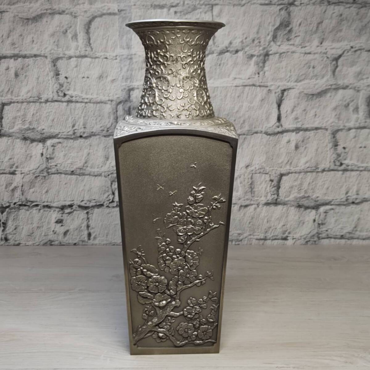 【YH-8780】未使用保管品 ROYAL SELANGOR PEWTER ピューター 花瓶_画像4